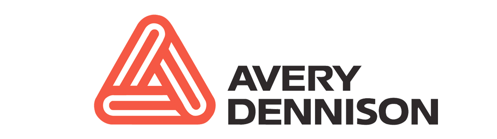 Avery Dennison red logo.